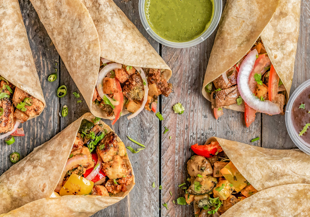 Mexican food, tortillas, burritos, enchiladas, salsa, guacamole